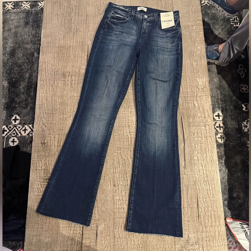 L’Agence Sneeki Low Rise Straight Jeans in Westmont. - Picture 5 of 12